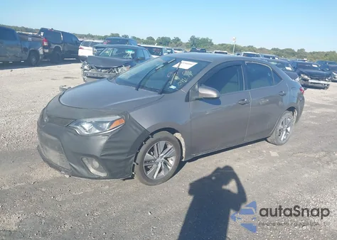 2014 Toyota Corolla Le Eco Plus из США, поврежденный, VIN 5YFBPRHE3EP041277